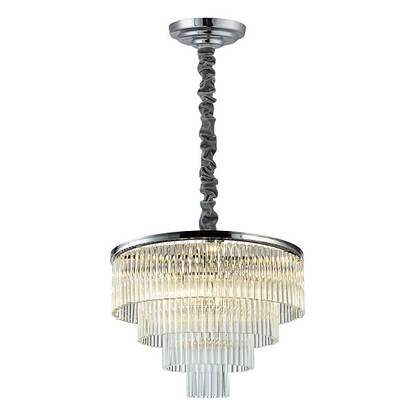 Pendente Vivi Cristal Cromado Clássico (D)60cm | AQ031C