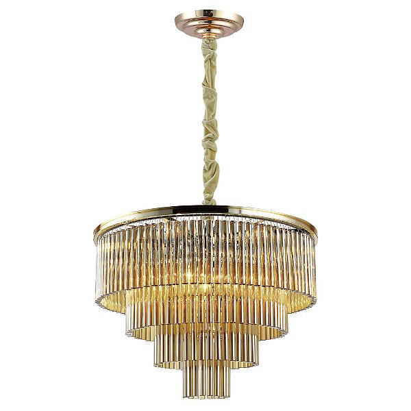 Pendente Vivi French Gold Conhaque Clássico (D)60cm | AQ031G