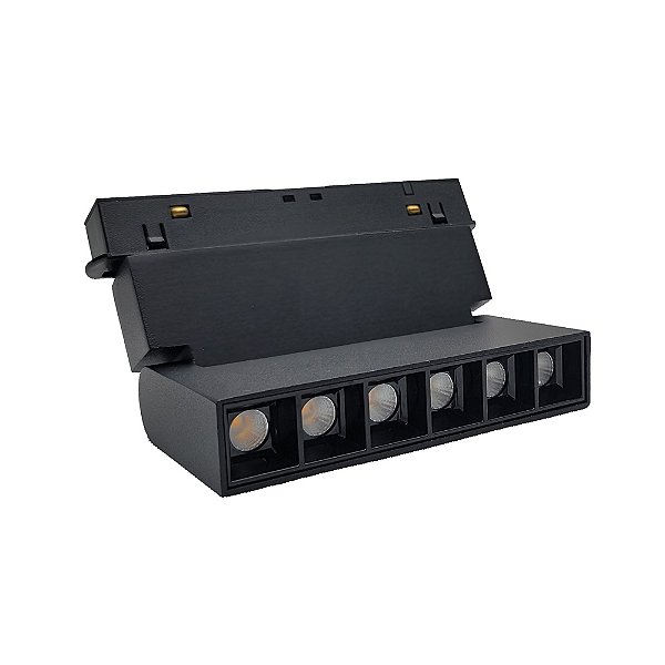Sistema Linear Spot Multifoco System Preto 2700k (C)12.6cm | BY002Q6