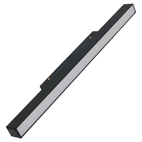 Sistema Linear Perfil Luz Difusa System Preto (C)30.2cm 2700k| BY003Q10