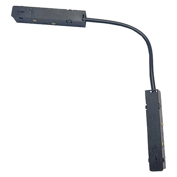 Conector Intermediário  De  Aluminio Preto 1.9Cm X 9.4Cm X 1.9Cm  X 2