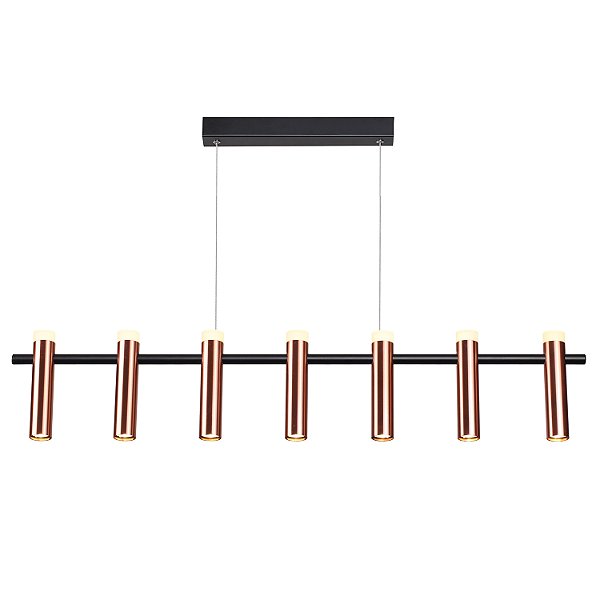 Pendente Tubi Cobre LED (C)105cm 49w 3000K | CD002M