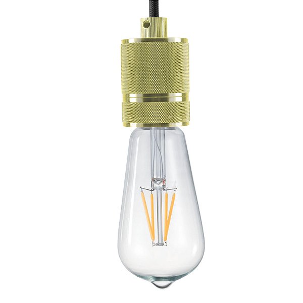 Pendente Socket Dourado (D)5Cm (A)6Cm 1xE27 | DA002B