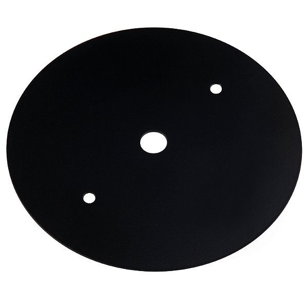 Acessorio Downlight D 11Cm X 0,2Cm  Preto Tampa Cega