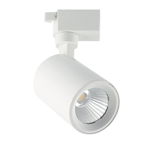 Spot Para Trilho Neo Branco (D)6.9Cm (L)10Cm (A)14.2Cm  1X10W 4000K 850Lm