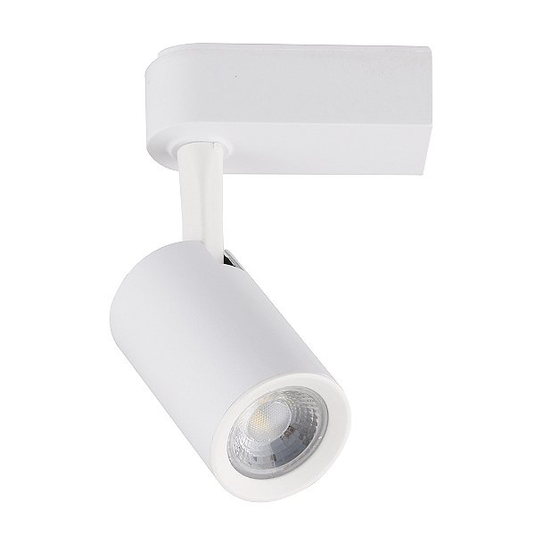 Spot Para Trilho Neo Branco (D)4.3Cm (L)8.6Cm (A)10.4Cm  1X5W 4000K 350Lm