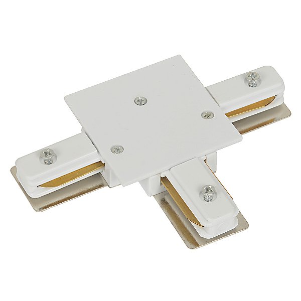 Conector T Para Trilho De Embutir Branco