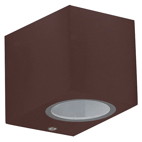Arandela Dots Square Marrom (A)8Cm 1xMr16 | DL162M