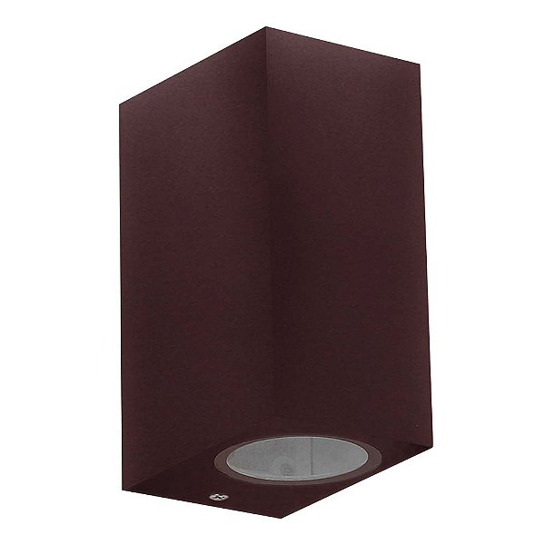 Arandela Dots Square Marrom (A)15Cm 2xMr16 | DL162M2