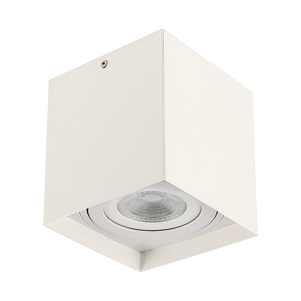 Spot Sobrepor Quad Branco (C)13.7Cm (L)13.7Cm (A)15Cm  1Xe27 Par30 | DL165W