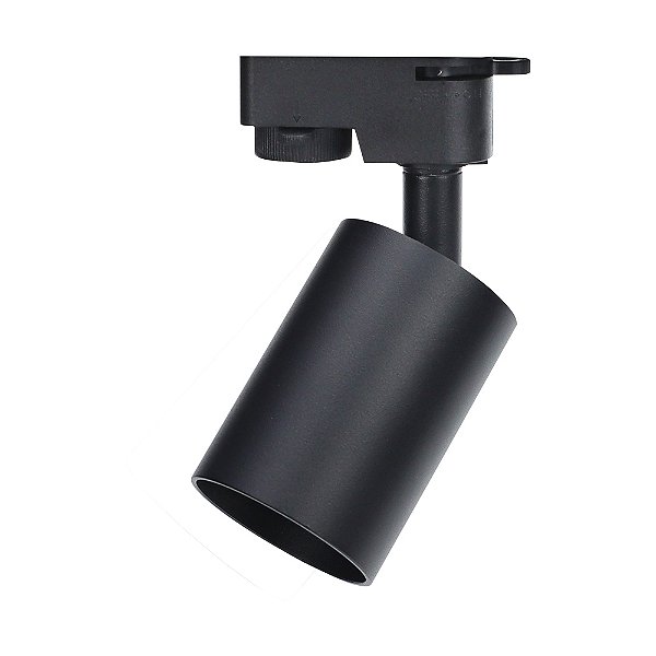 Spot Para Trilho Click Preto (D)5.5Cm (A)7.8Cm  1Xgu10 Mr16 | DL169DICB