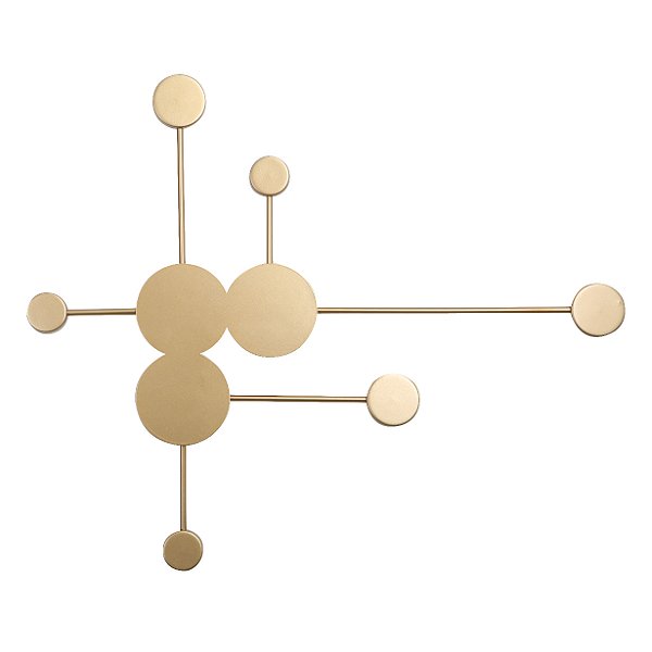 Arandela Elo Dourado (C)89Cm (L)74Cm 24W 3000K | DY003