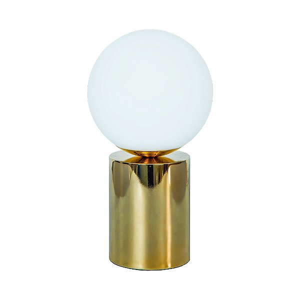 Base Abajur Oy Dourado (D)14Cm (A)25.5Cm | GL017G