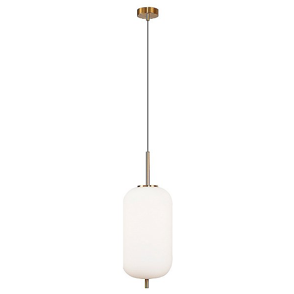 Pendente Tres Dourado Branco (D)22cm (A)59.5cm 1xE27 | HC014G