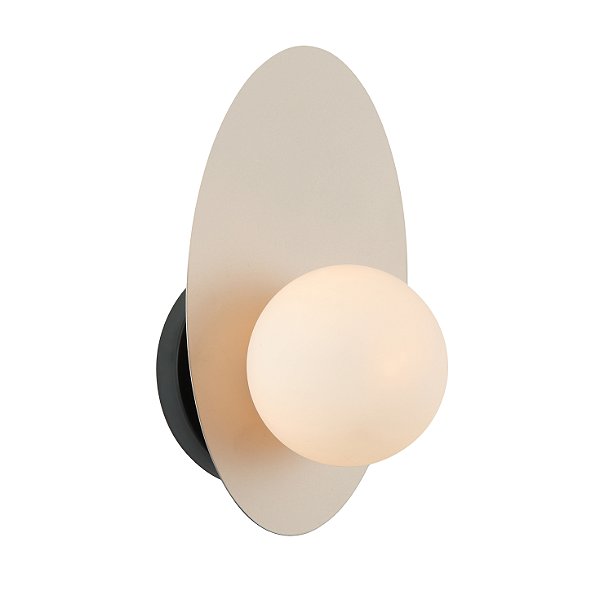 Arandela Ibira Dourado e Preto (C)14cm (A)25cm | HL015