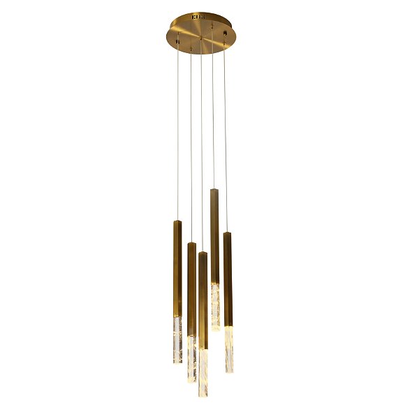 Pendente Vita Bronze (D)28cm (A)51cm 5x4W 3000K | HM005M