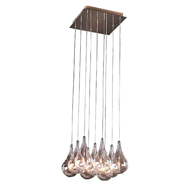 Pendente Drop Cromado (C)31Cm (A)21Cm 9Xg4 | HO1370B