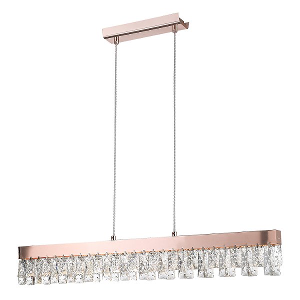 Pendente Véu Rose Gold (C)85.8cm (A)13.4cm 15W 3000K | HO300