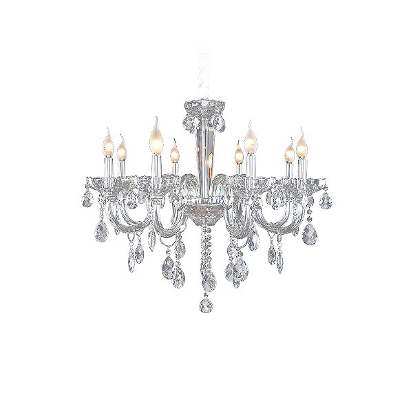 Lustre Princess Cromado (D)61Cm X (A)63Cm 8Xe14 | HU2098