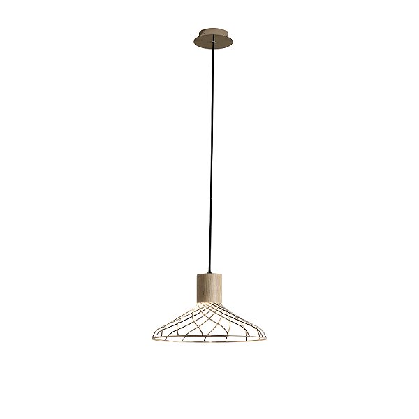 Pendente Oro Dourado Marrom (D)34cm (A)20cm 1xGU10 | ML014