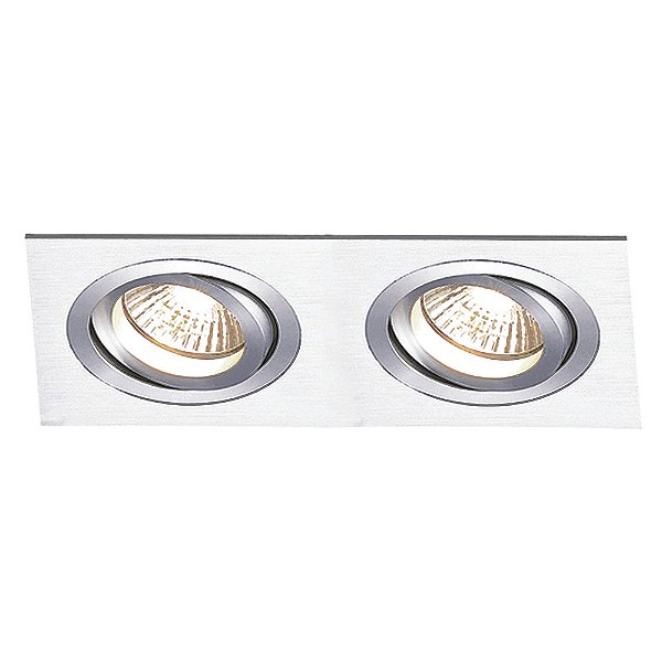 Spot Embutir Ecco 2Xar111 Bivolt Prata | NS5112A