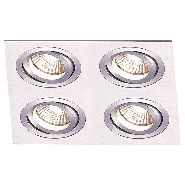 Spot Embutir Ecco 4Xar111 Bivolt Prata | NS5114A