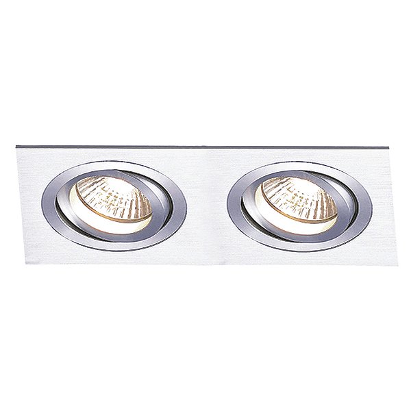 Spot Embutir Ecco 2Xpar20 Bivolt Prata | NS5202A