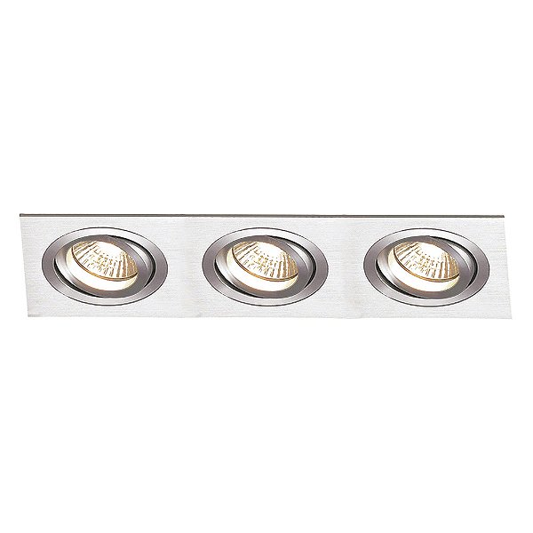 Spot Embutir Ecco 3Xpar20 Bivolt Prata | NS5203A