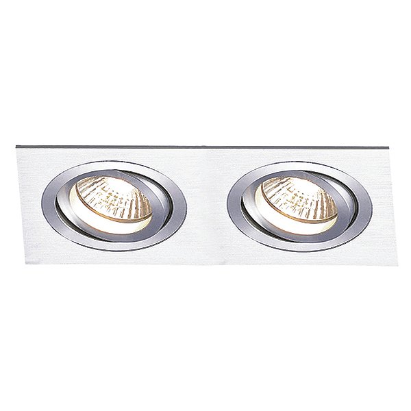Spot Embutir Ecco 2Xpar30 Bivolt Prata | NS5302A