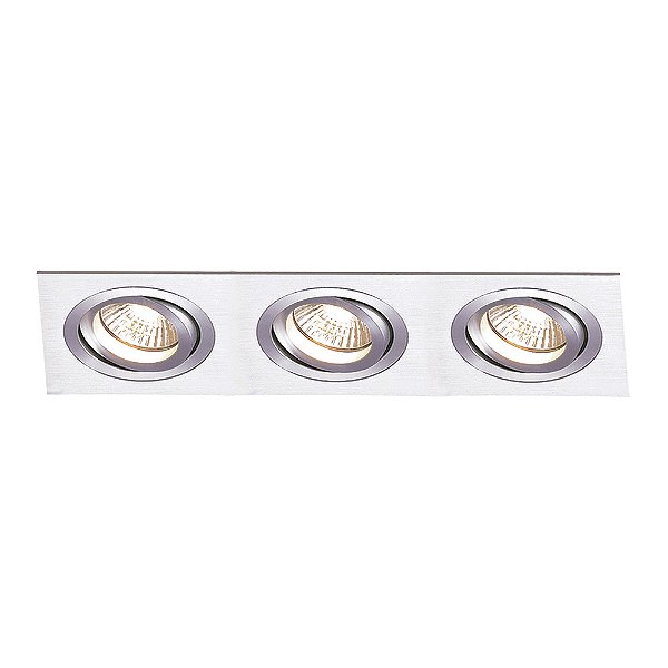 Spot Embutir Ecco 3Xpar30 Bivolt Prata | NS5303A