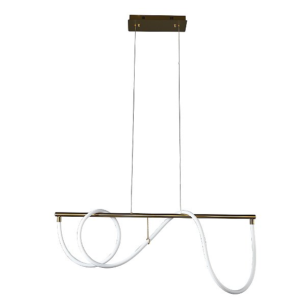 Pendente Mantra Dourado (C)140Cm (A)30Cm 40W 2700K | OC012
