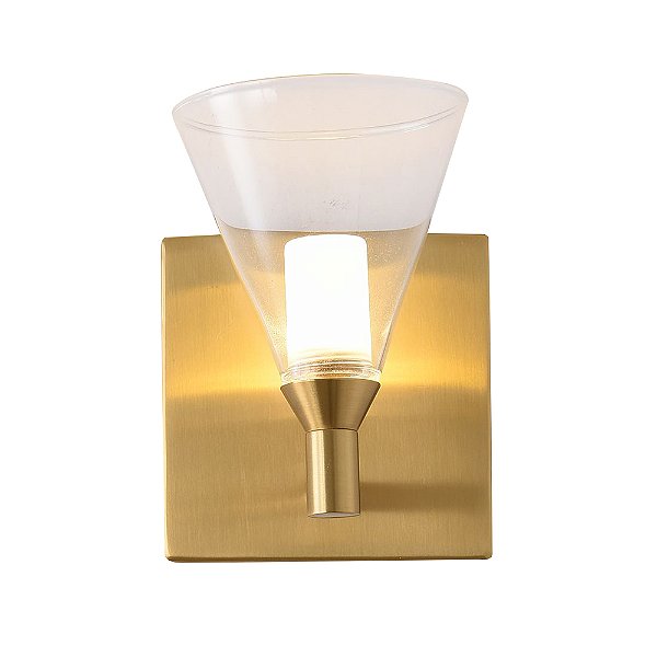 Arandela Cálix Dourado (L)16cm (A)13cm 3W 2700K | OC020