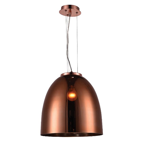 Pendente Song Cobre (D)30Cm (A)34Cm 1xE27 | OD019B