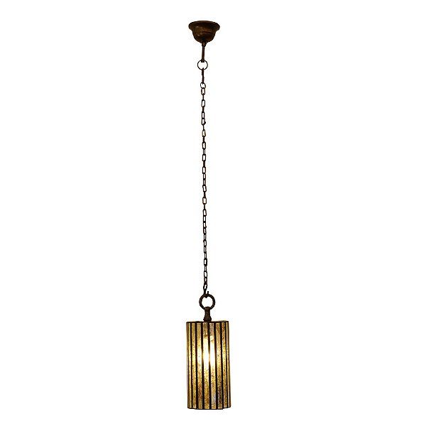 Pendente Shiva Ouro Velho (D)15Cm (A)40Cm 1xE27 | PEI0035PDF