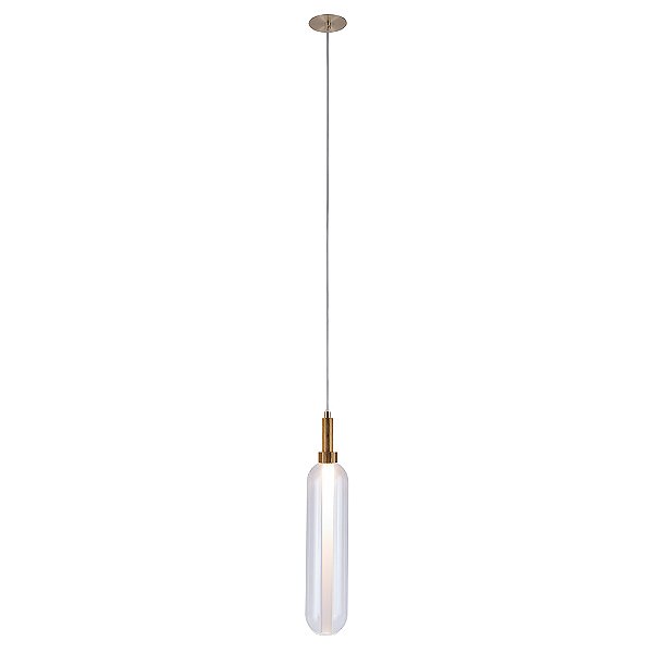 Pendente Lampião Dourado (A)52Cm 5W 3000K | RB002
