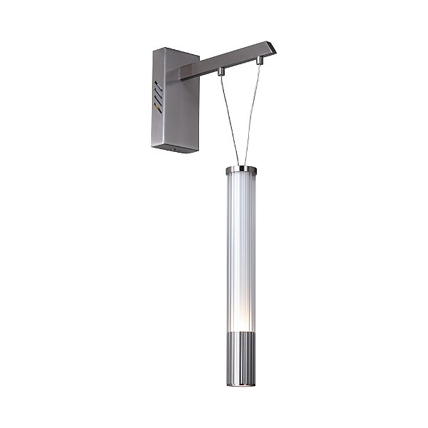 Arandela Água Nickel e Transparente (A)54Cm | RE016