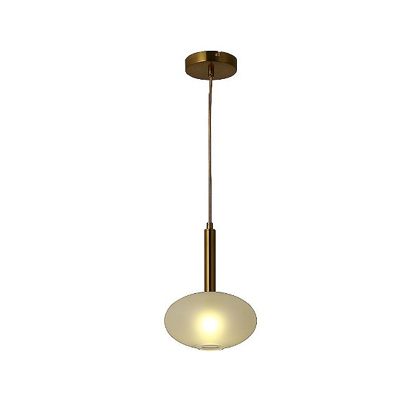 Pendente Filó Bronze Branco (D)20Cm (A)28Cm 1xG9 | RZ005W