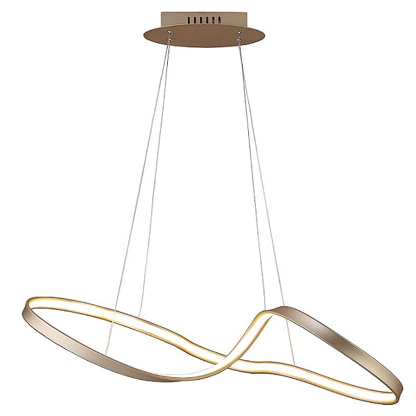 Pendente Flow Dourado (C)93Cm 30W 3000K | SB008G
