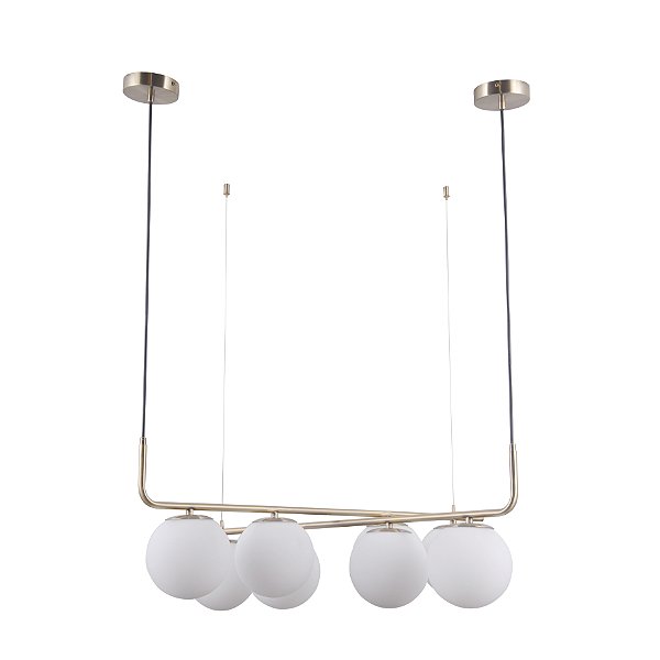 Pendente Petit Poa French Gold (D)90cm (A)28cm 8xE27 | SQ003