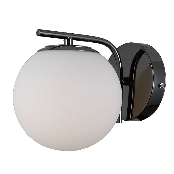 Arandela Petit Poa Cromo Negro E Branco (C)20cm (A)17cm | SQ005B