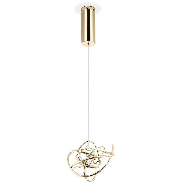 Pendente Ninho Dourado (D)23Cm 12W 3000K | WD017S