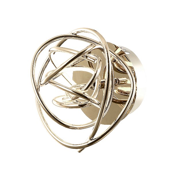 Arandela Ninho Dourado Moderno (D)23Cm 12W 3000K | WD018