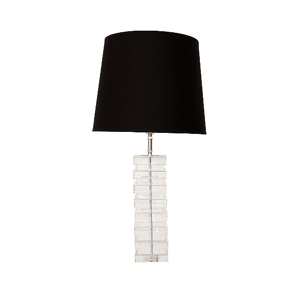 Base Abajur Classic Cromado (C)12Cm (L)12Cm (A)50Cm | XL8204