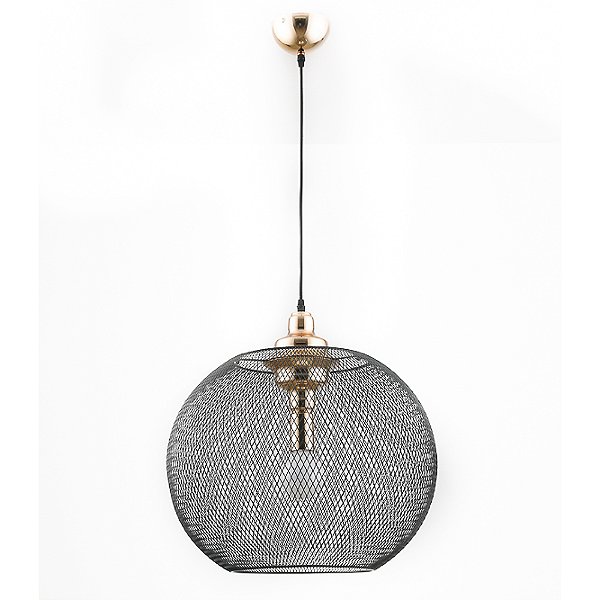 Pendente Copper Preto e Dourado (D)50Cm (A)49.5Cm 1Xe27 | XN005G