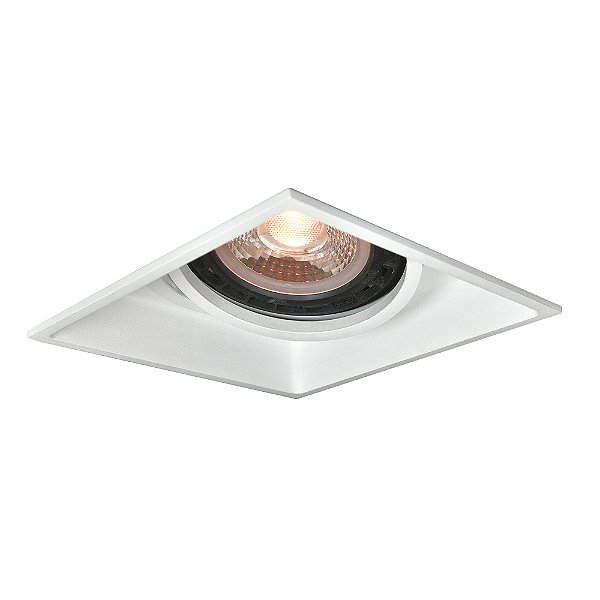 Spot Embutir Slim Frame Branco (C)16.5Cm 1xGU10 Par30 | YA003W