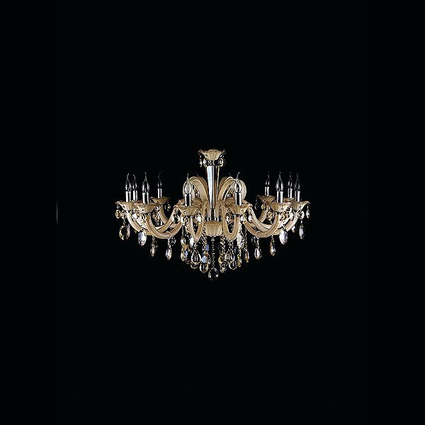 Lustre Gallery Champagne 100Cm X 72Cm  12Xe14 127V / 220V | YL8206