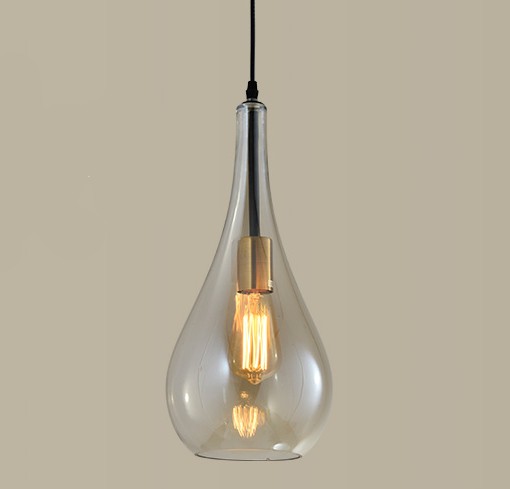 Pendente Lácrima Conhaque Opus Ø200 x 420mm | DN38575