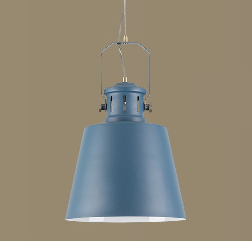 Pendente Balthasar Azul Petróleo Opus Ø275 x 395mm | DN37707