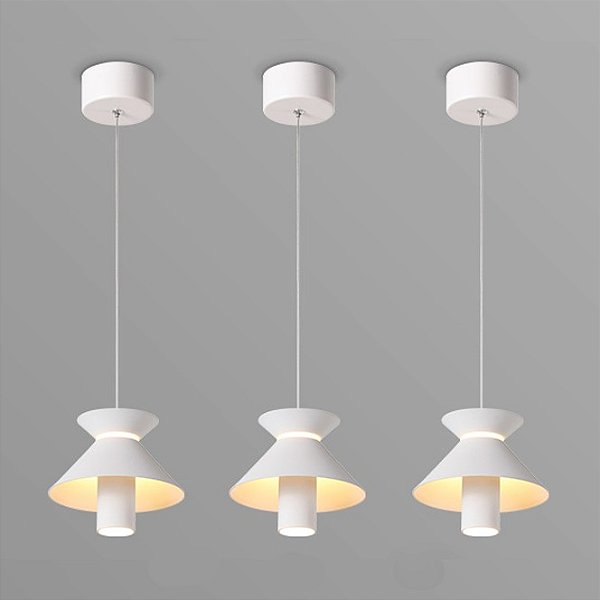 Pendente Led Occa Opus DN37783 Branco Ø15 x 200cm