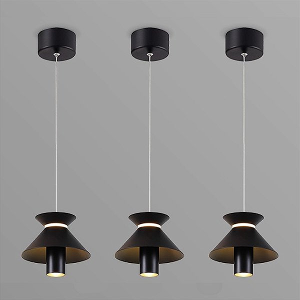 Pendente Led Occa Opus DN37790 Preto Ø15 x 200cm